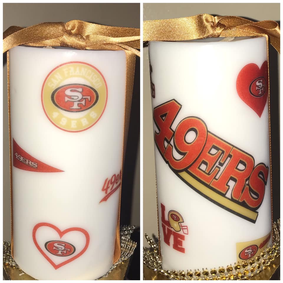 5 Inch Personalized Pillar Candle