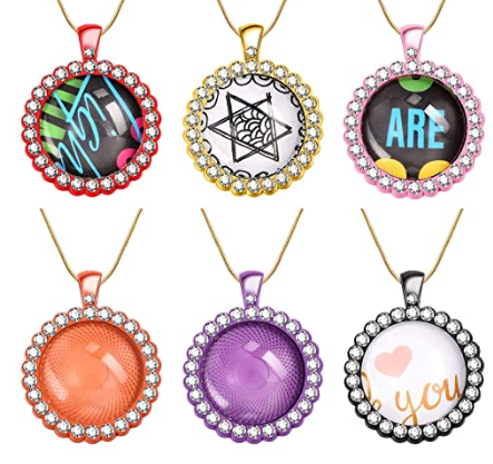 Vibrant Colorful Circle Charm