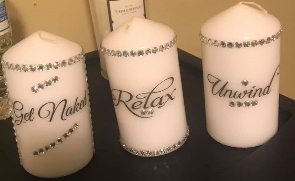 5 Inch Personalized Pillar Candle